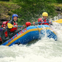 Rafting the Coquihalla River in British Columbia with Mobify team (June, 2012)