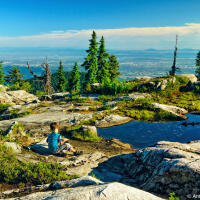1,401м — Вершина Козлиной горы (Goat mountain, Vancouver)