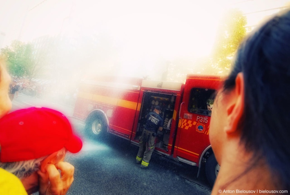 Fire Dept. at Toronto Pride Parade