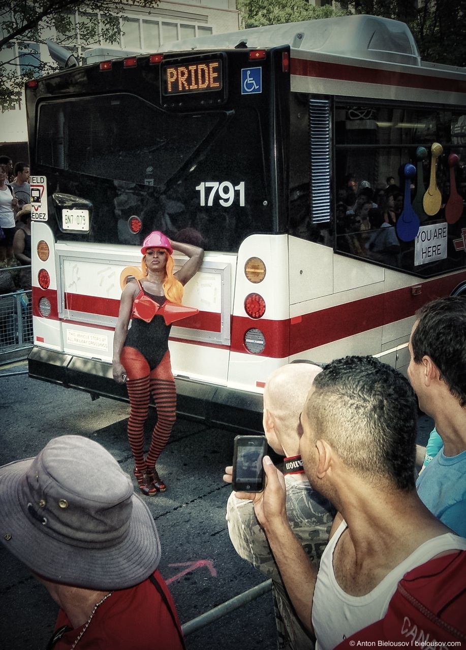 TTC marching at Toronto Pride Parade, 2010