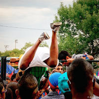 Caribana runaway over the fence (Toronto, 2010) Caribana runaway over the fence (Toronto, 2010)