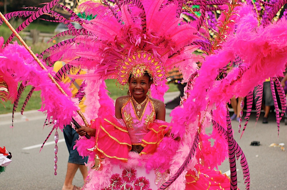 Toronto Caribana 2010 child pink costume