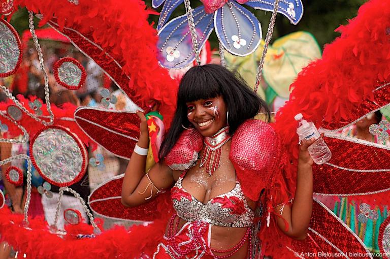 Toronto Caribana 2010 red butterfly costume