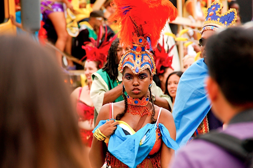 Toronto Caribana red costume