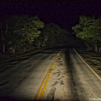 Cuban night road Cuban night road
