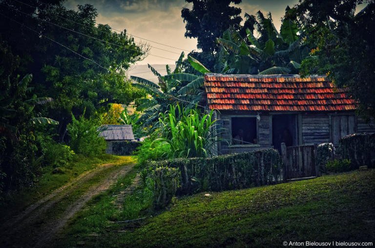 Cuban village house