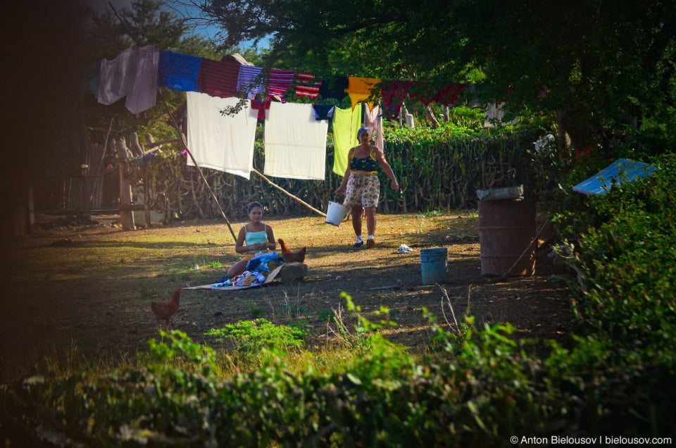 Cuban village yard