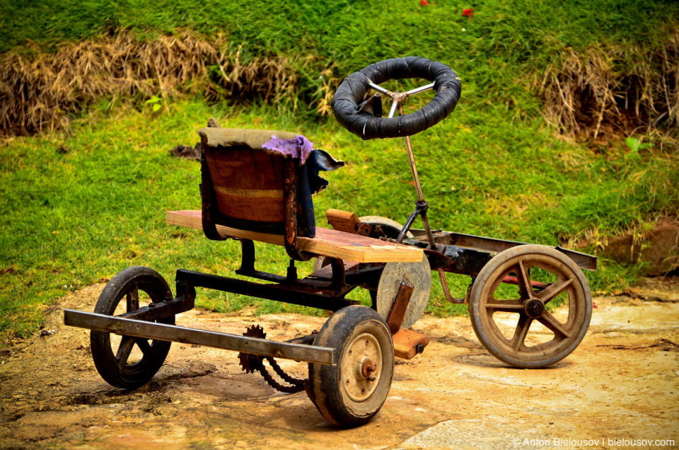 Cuban village toy car