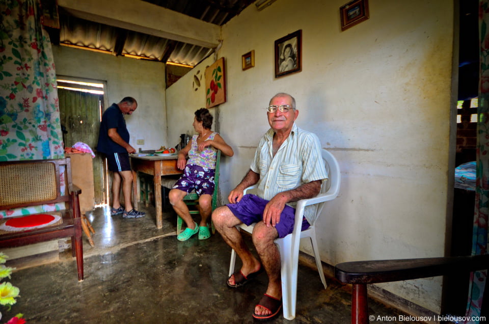 Cuban village house interior