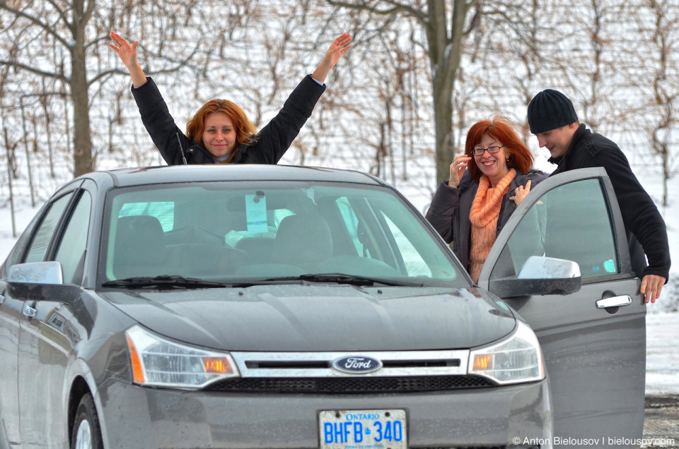 Ford Focus failed test drive to Niagara Falls