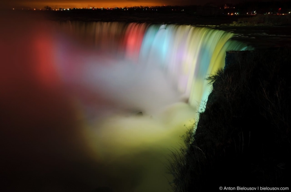 Niagara Falls at Night