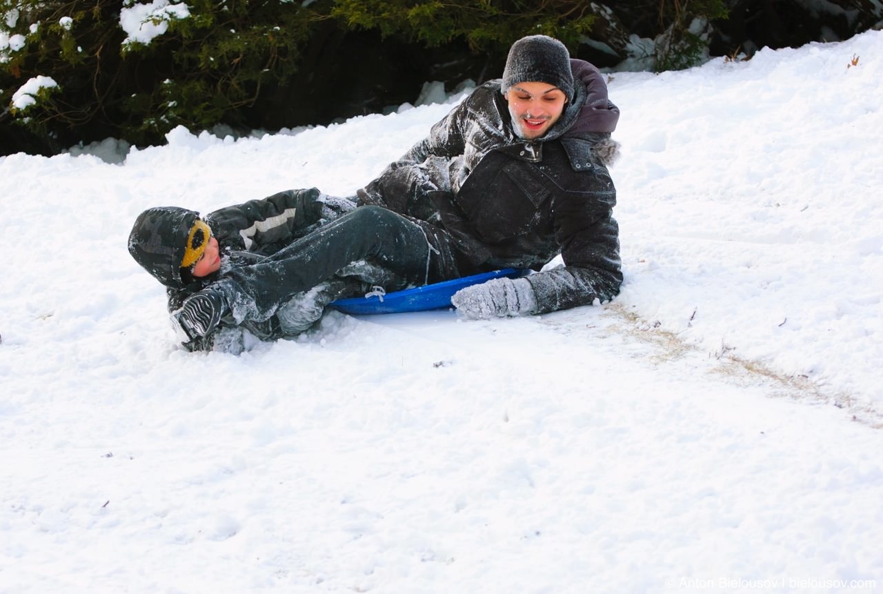 Sledging in High Park