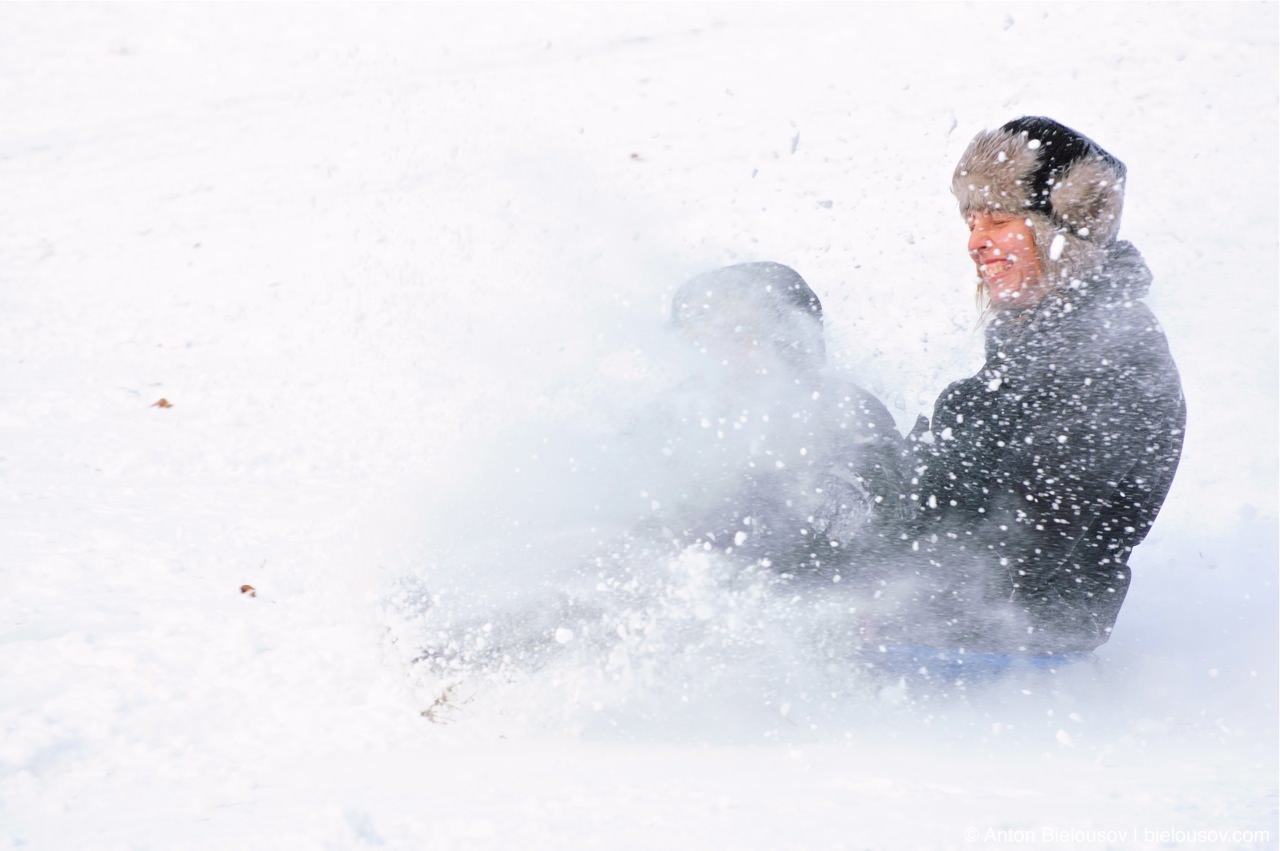 Sledging in High Park