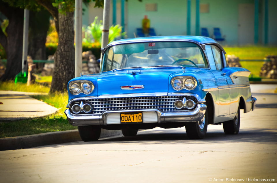 Cuban vintage car