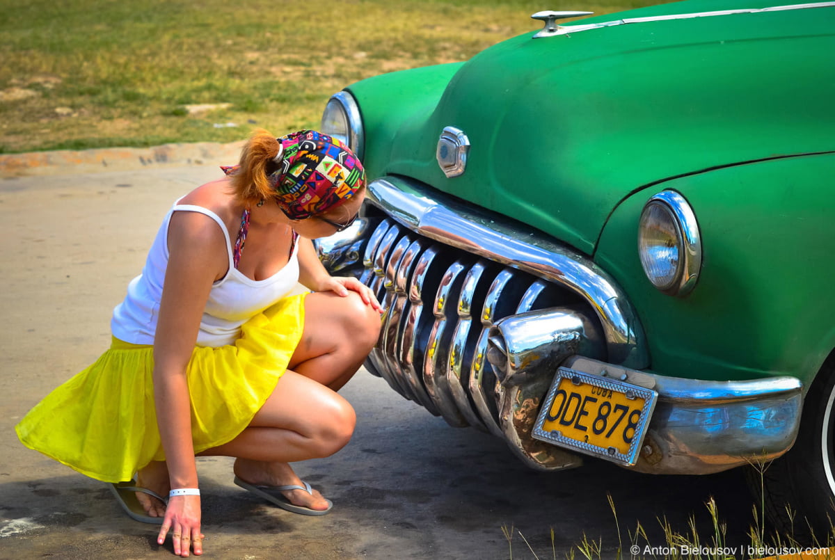 Cuban vintage car