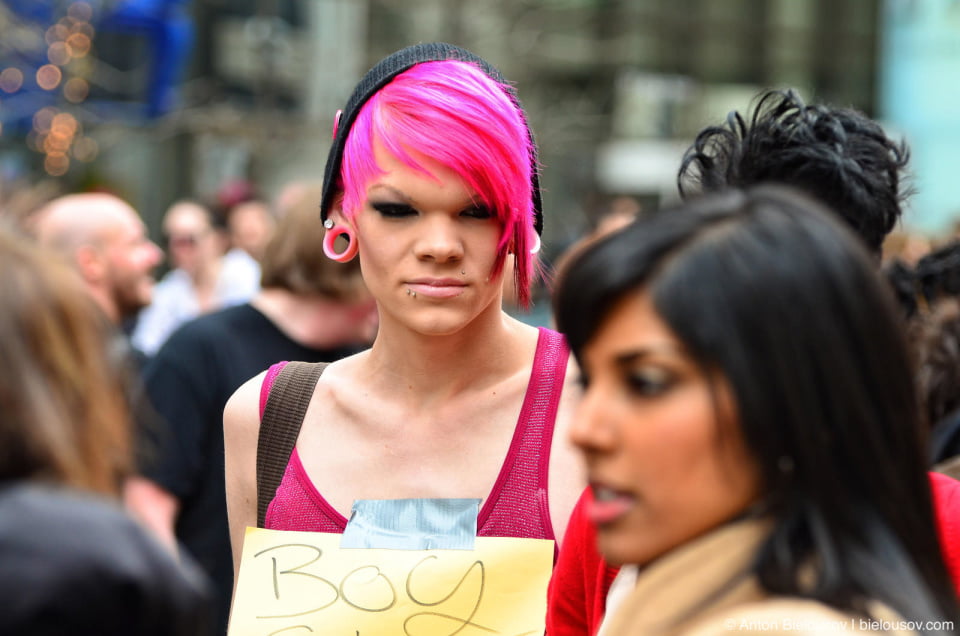 Barbie B*tch portrait at Slutwalk Toronto