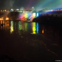 A bridge over Niagara River from Canada to USA A bridge over Niagara River from Canada to USA