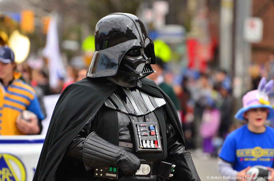 Dart Vader at Easter Parade in Toronto