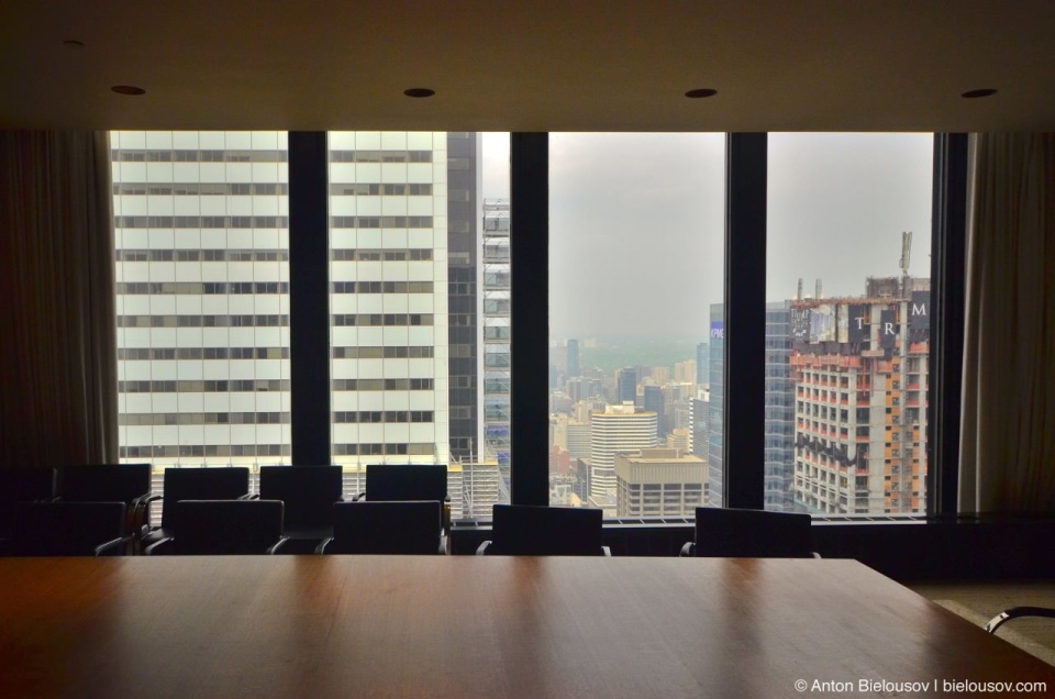 Toronto Dominion Centre 54th floor room view