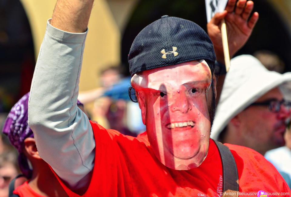 Rob Ford's virtual presence on Toronto Pride Parade 2011