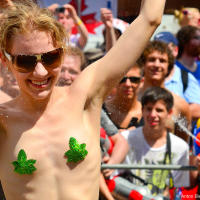 Topless girl at Pride 2011, Toronto Topless girl at Pride 2011, Toronto