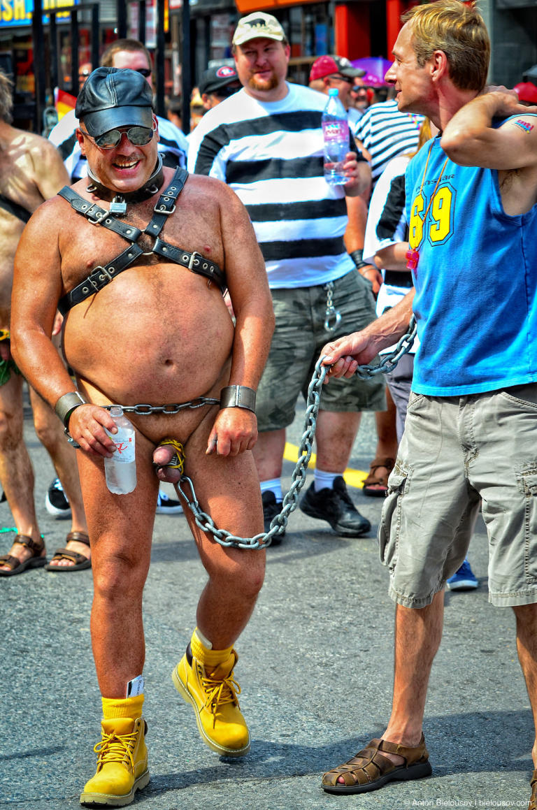 A dick in chains at Toronto Pride Parade photos