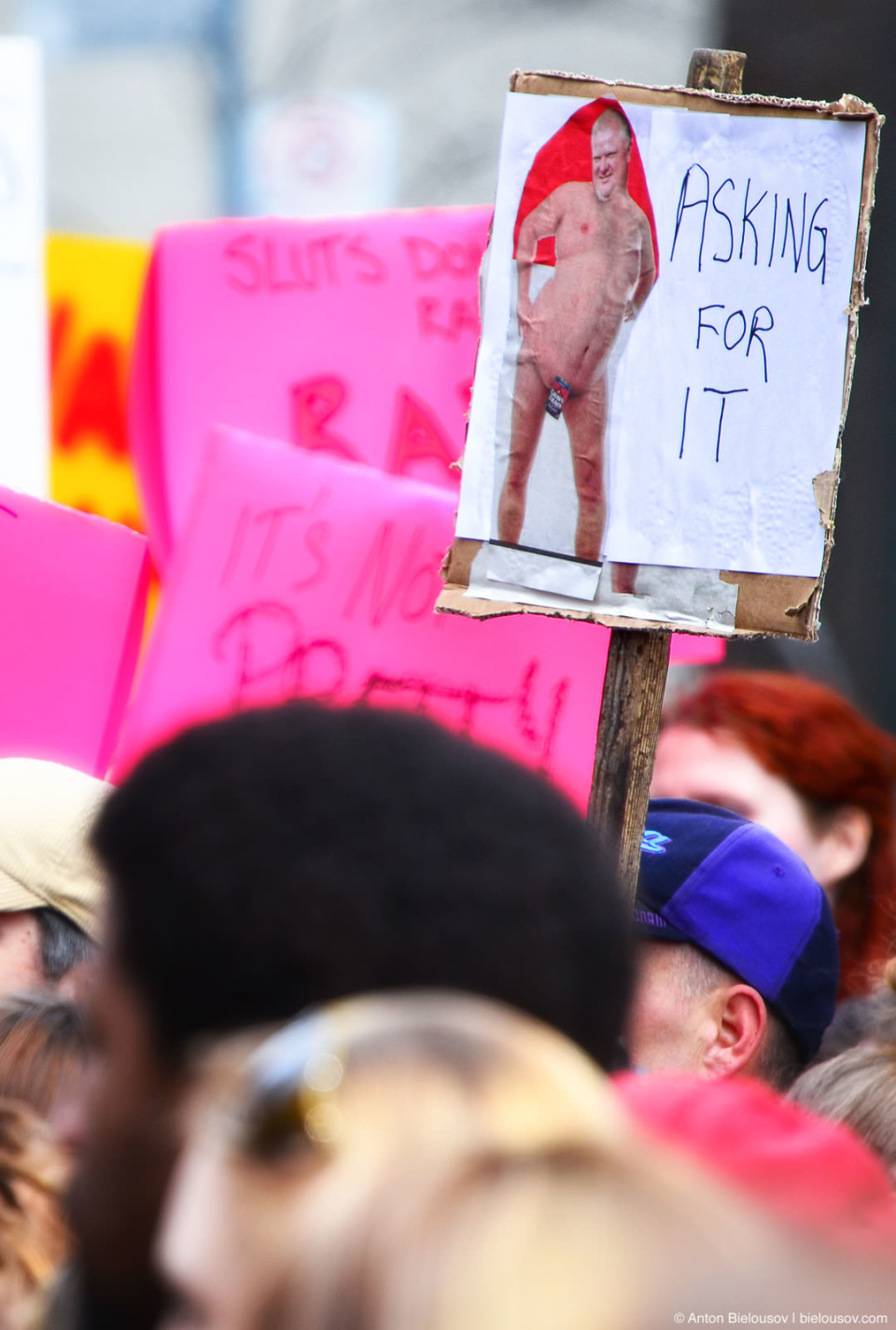 Rob Ford's virtual presence at Slutwalk in Toronto