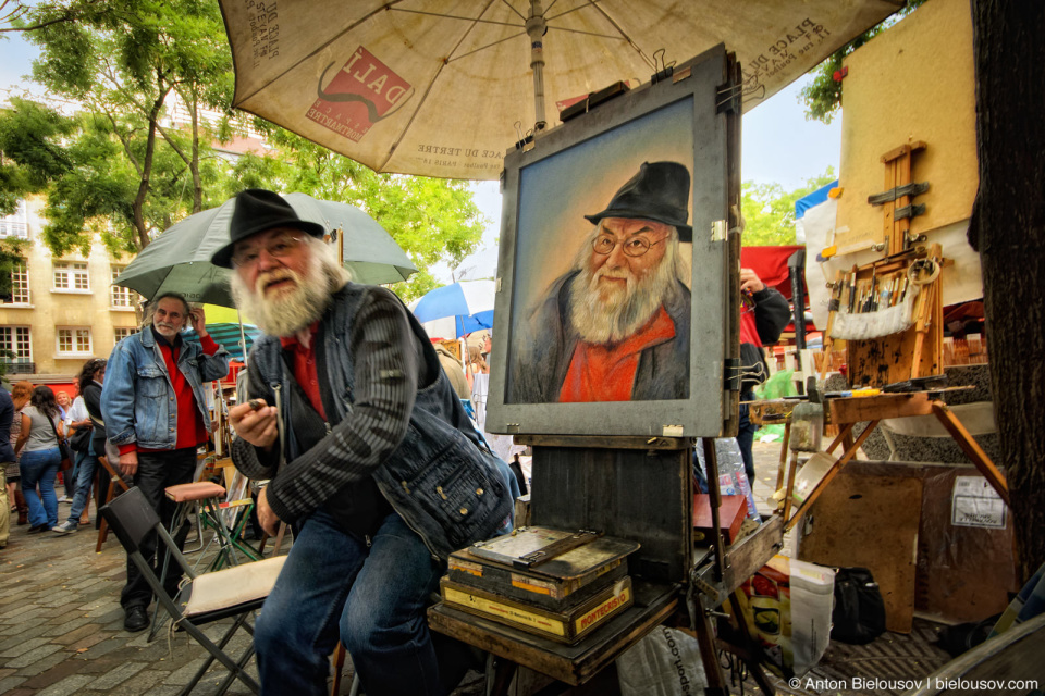 Paris Montmartre Artists Market