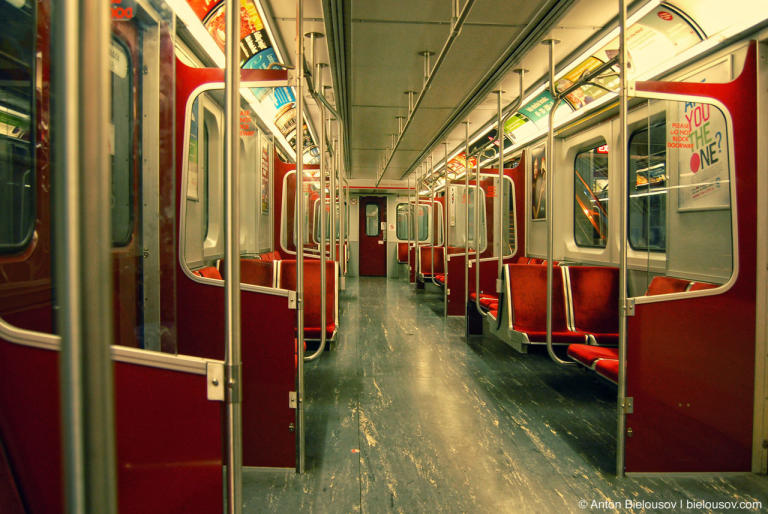 Toronto TTC Subway train car