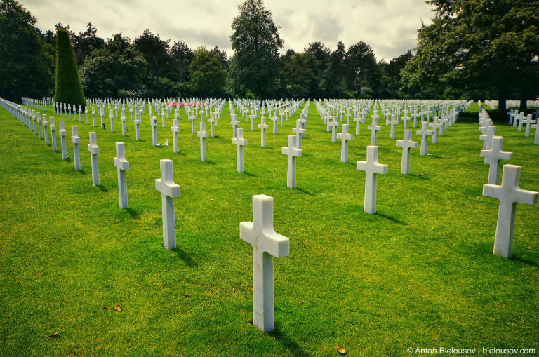 American Cemetery in Normandy (Omaha Beach)