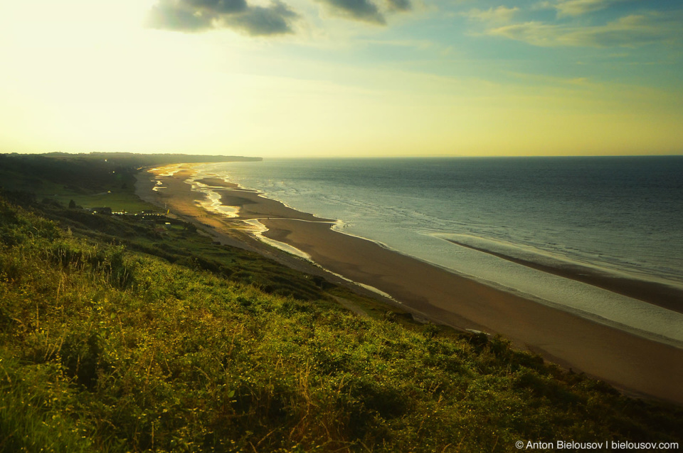 Omaha Beach Landscape Nowadays