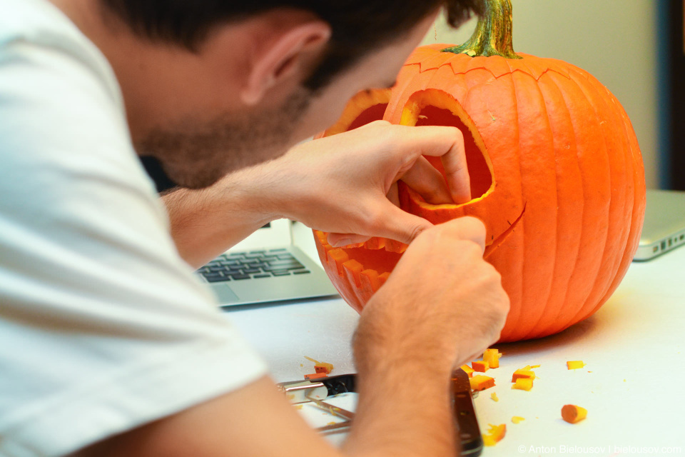 Carving Pumpkin Jack