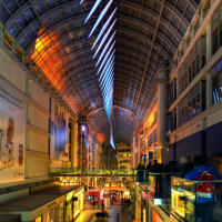 Nuit Blanche: Eatons Centre Splitstream LED Installation Nuit Blanche: Eatons Centre Splitstream LED Installation