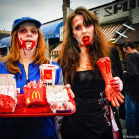 Toronto Zombie Walk 2010, McDonalds Brains Toronto Zombie Walk 2010, McDonalds Brains