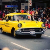 Old Metropolitan Toronto Police Car on Toronto Santa Claus Parade