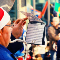 Marching Bands on Toronto Santa Claus Parade