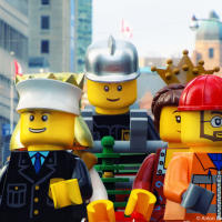 Lego Platform on Toronto Santa Claus Parade