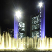 Toronto City Hall at night Toronto City Hall at night