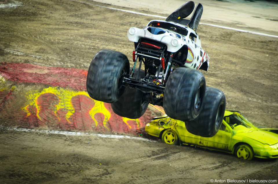 Monster Jam Trucks, Toronto: “Monster Mutt” Freestyle