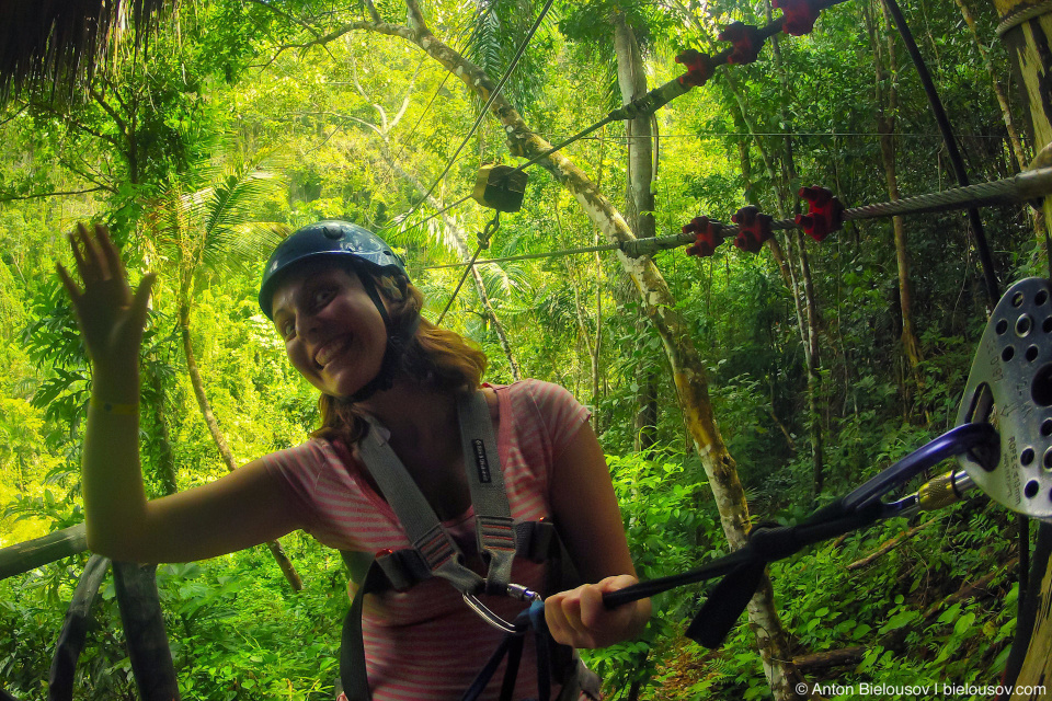 Zip-line in Dominican Republic