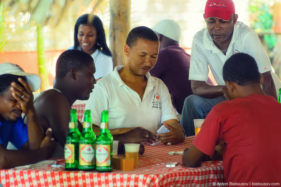 Dominicans play domino like a lot