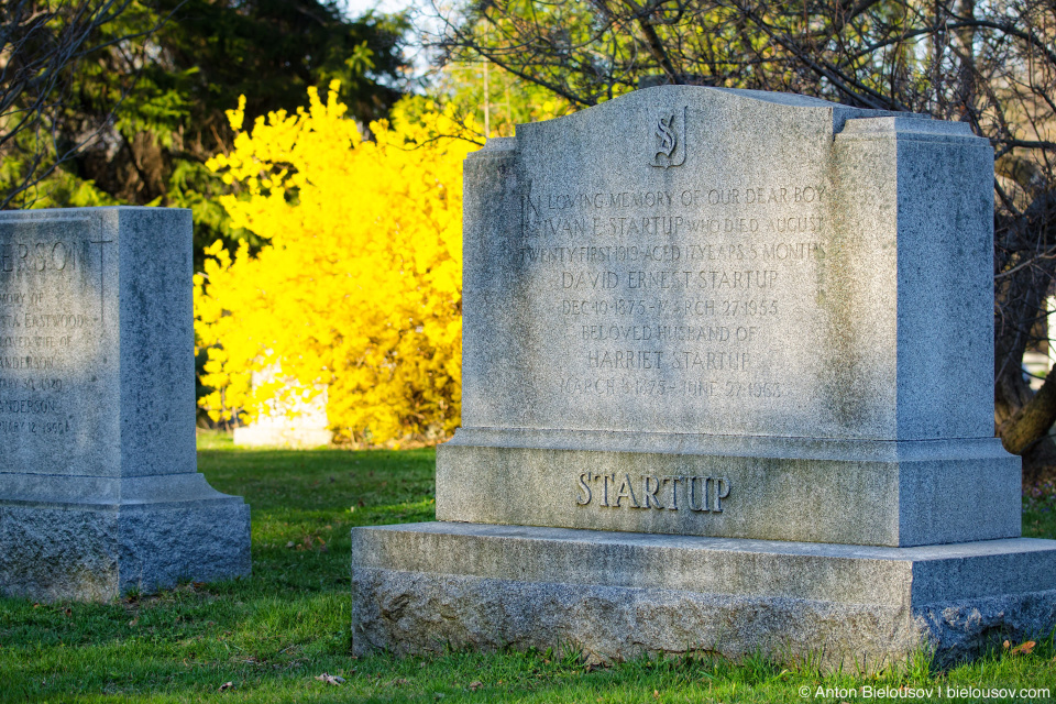 Mount Pleasant Cemetery Startup Graves, Dead Startup, Burried Startup