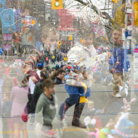 Toronto Easter Parade Multiple Exposure Toronto Easter Parade Multiple Exposure