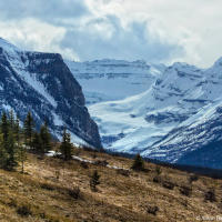 Banff National Park mountains snow tops Banff National Park mountains snow tops