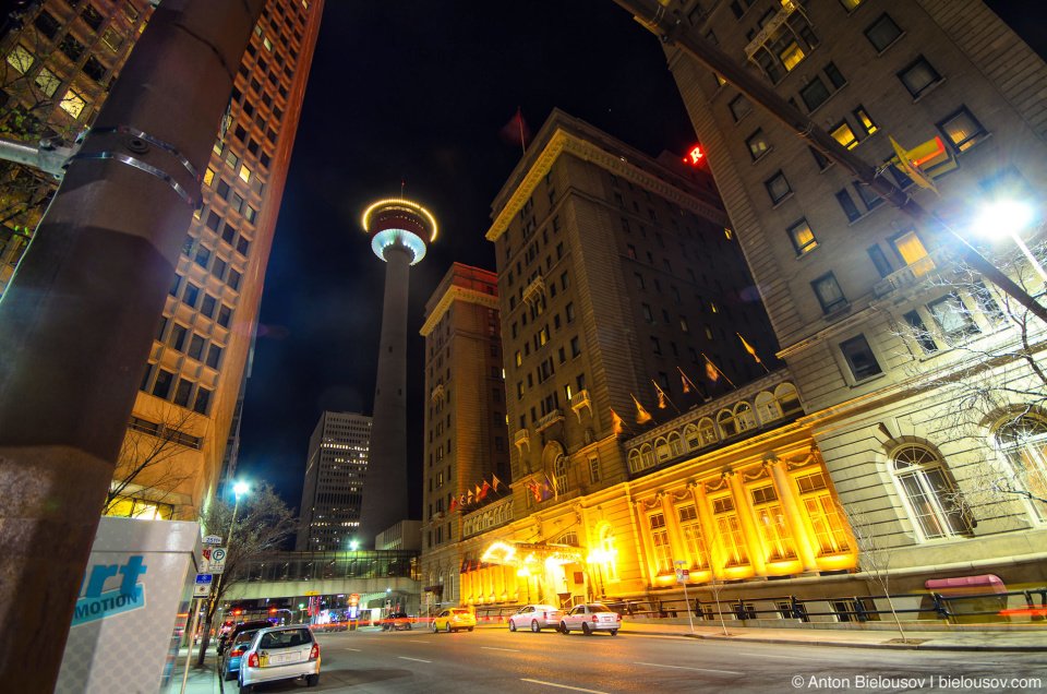 Calgary Tower in downtown