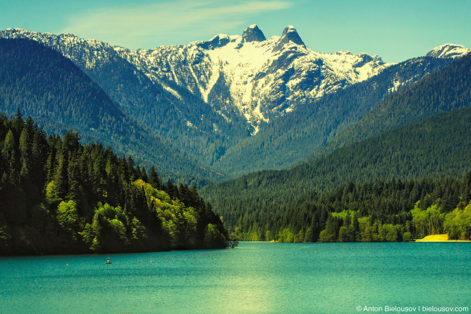 Capilano Lake in Vancouver, BC. Known by The X-Files and The 4400 TV series, produces over 40% of Greater Vancouver's water supplies.