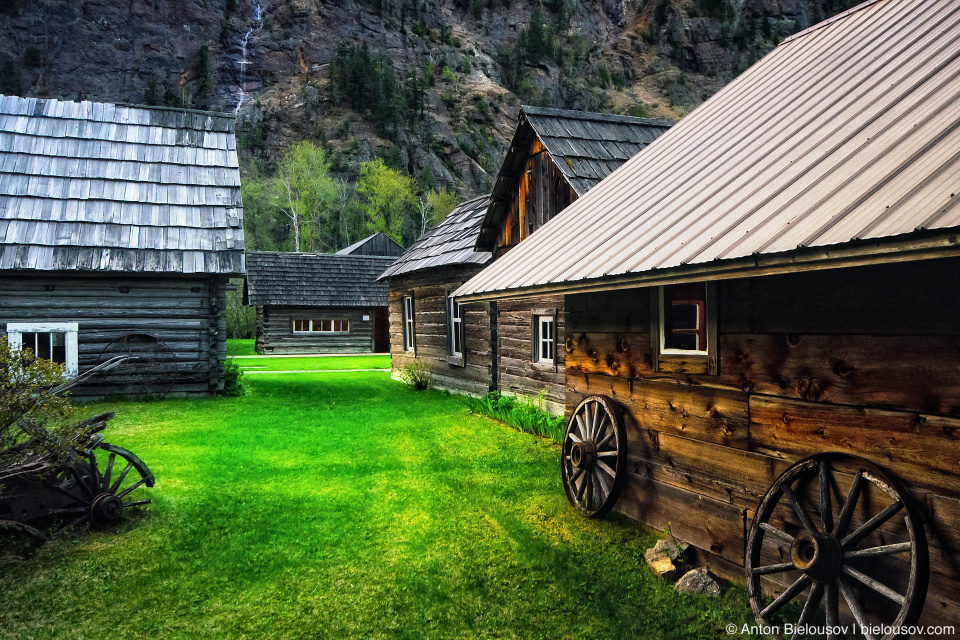 Ghost Town in British Columbia, Canada Hwy 97