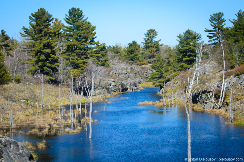 Lakes on Trans-Canada Highway in Ontario