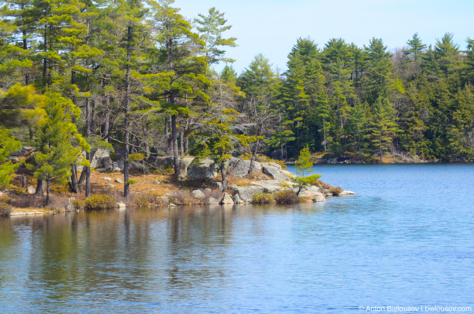 Lakes on Trans-Canada Highway in Ontario