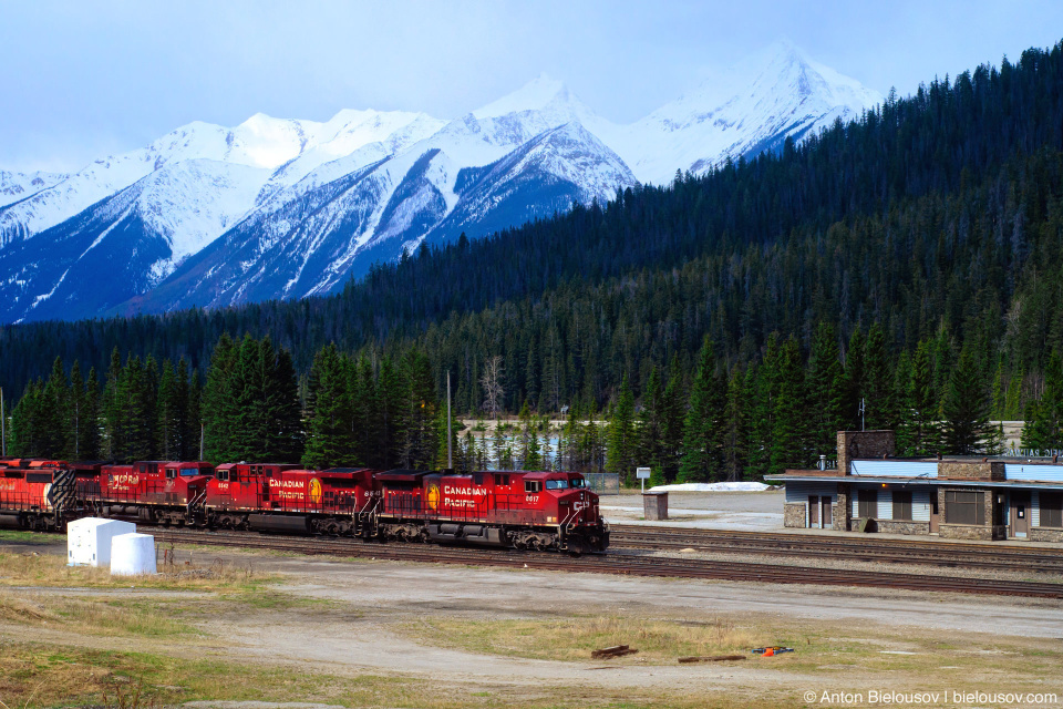 Royal Pacific Railways in Field (Yoho/Banff National Parks)